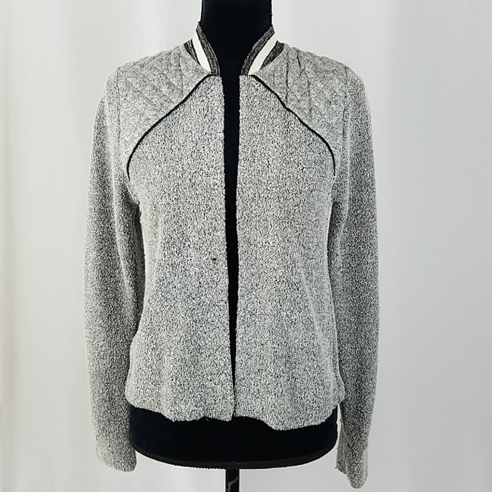 Anthropologie Dolan T-Shirt women P/S gray open‎ front cardigan grunge outdoor